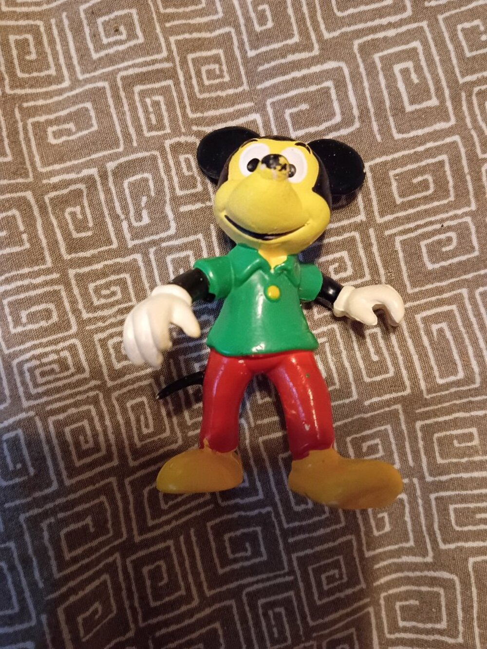 Vintage Walt Disney Mickey Mouse toy figure
